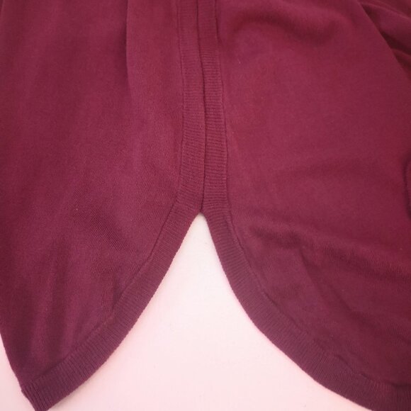 Reitmans Ladies Size Small Long Sleeves Lightweight Burgundy Sweater - Picture 7 of 10